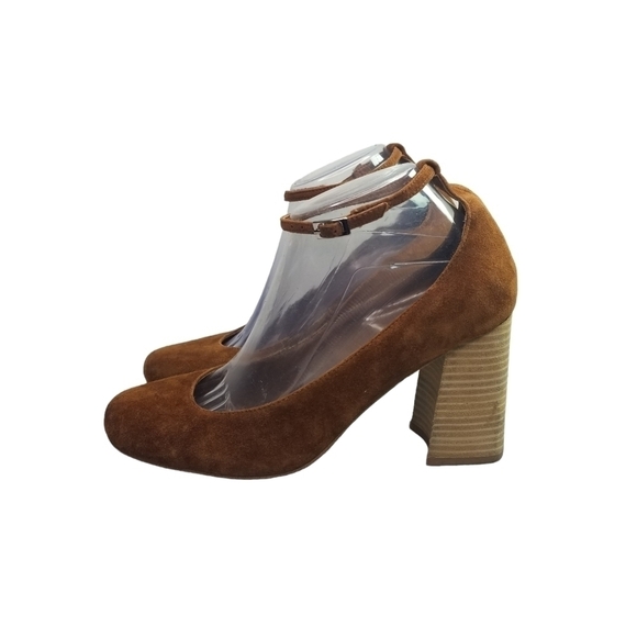 Jeffrey Campbell x Free People Delta ankle strap suede heels - Picture 2 of 11